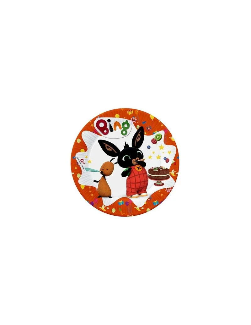 Bing - 8 Piatti Per Feste Da 19 Cm