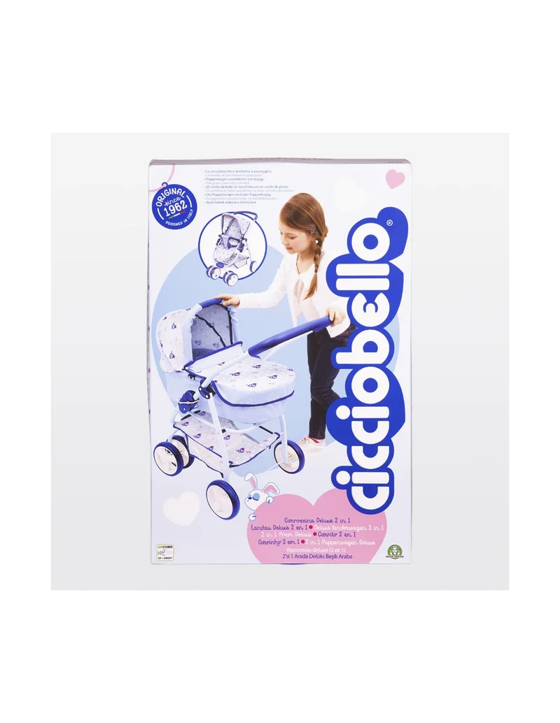 Cicciobello Carrozzina Deluxe 2 In 1