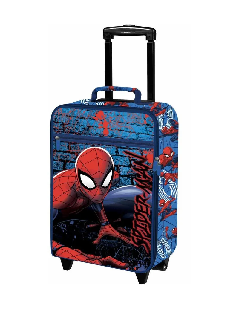 Spiderman - Trolley Valigia Morbida 53 Cm