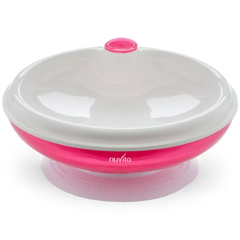 Piattocaldo Con Ventosa Nuvita Pink