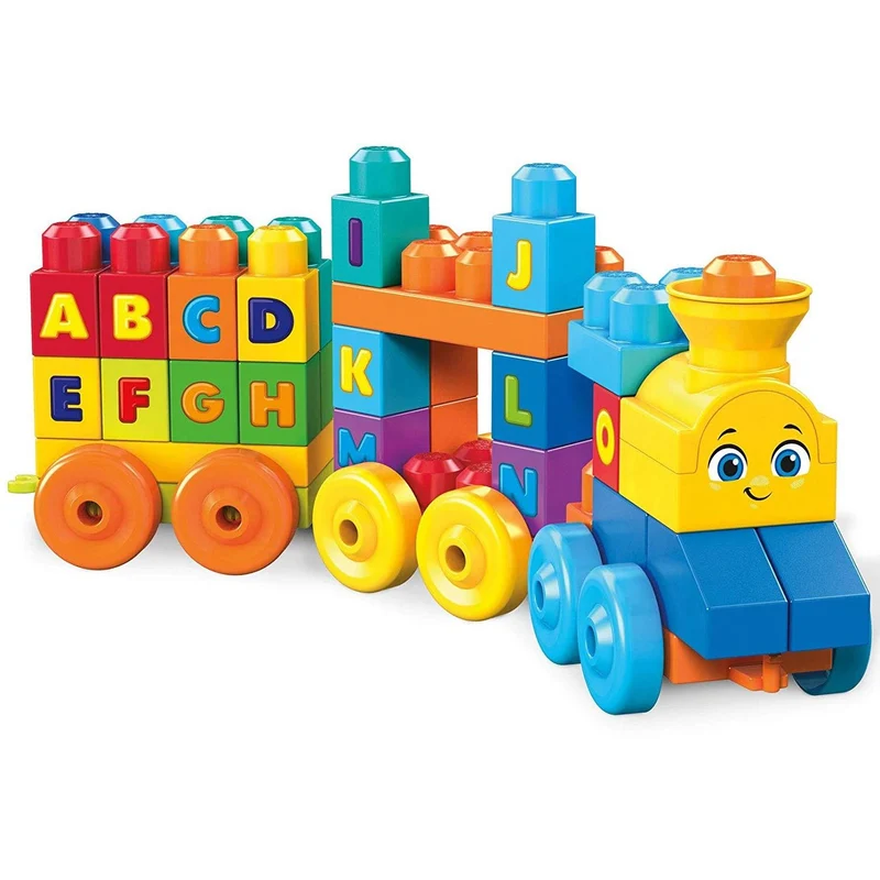 Costruzioni Mega Bloks Il Treno Dell' Alfabeto 50 Pz