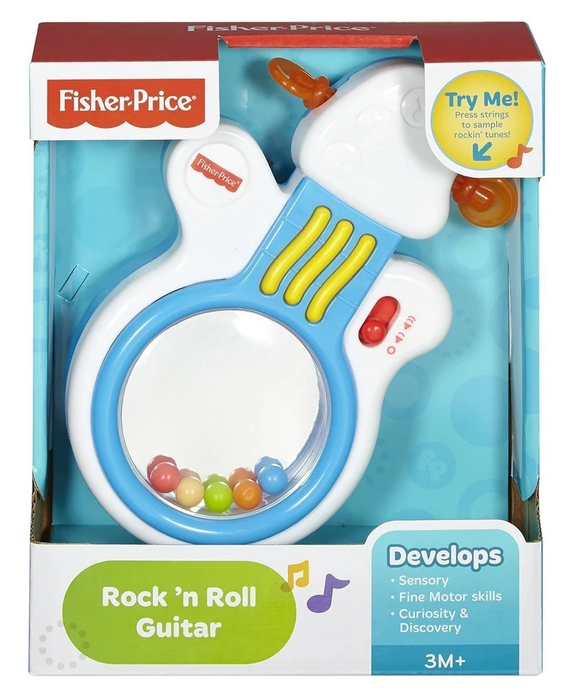 Fisher Price Infant Dfp21 - Chitarra Rock'N'Roll, Multicolore