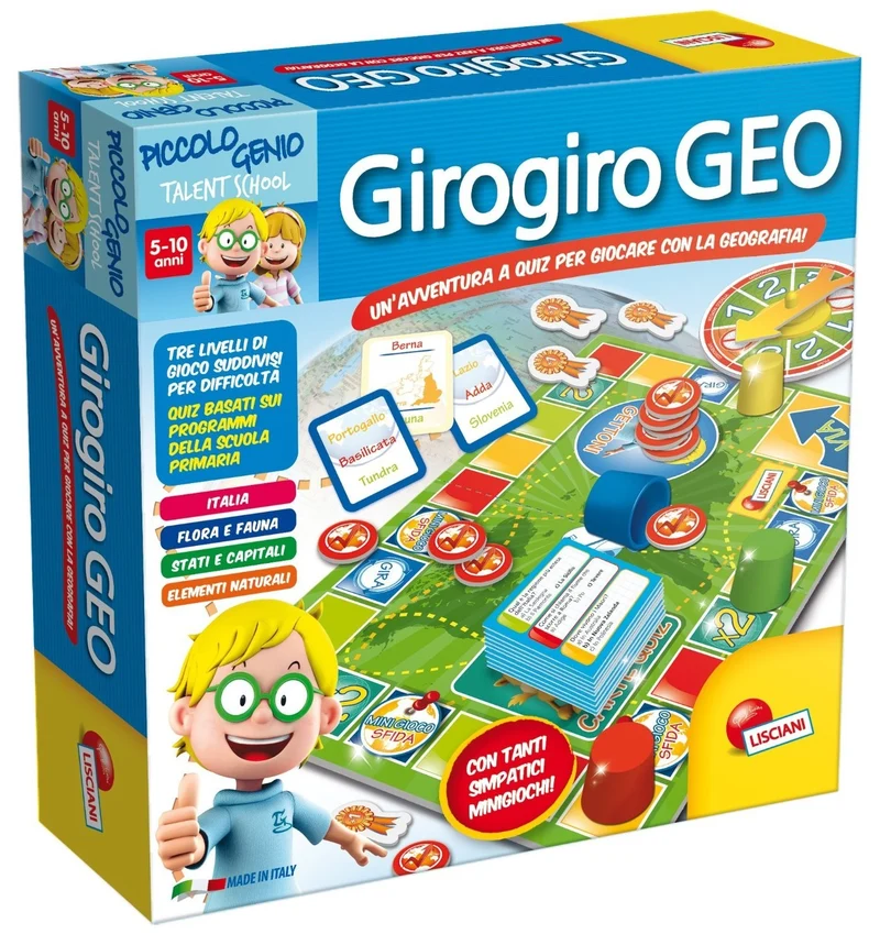 Gioco Società Piccolo Genio Girogiro Geo