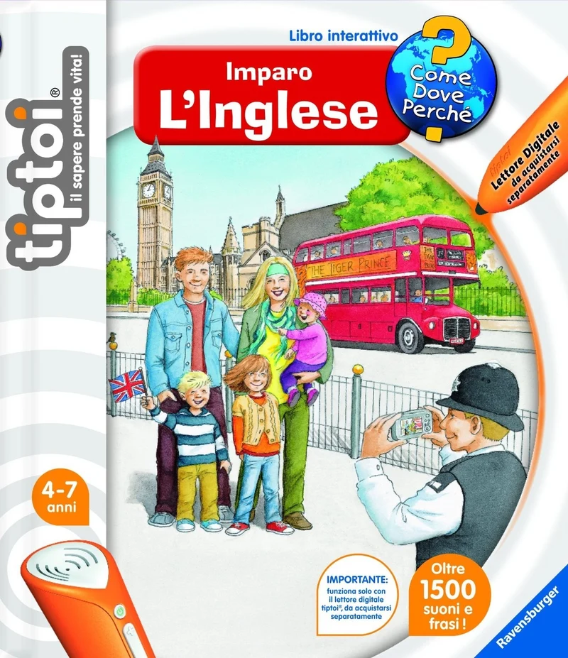 Tiptoi Libro Interattivo. Imparo L'Inglese - Ravensburger 00624
