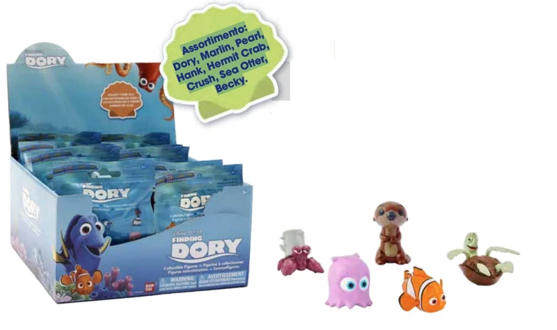 Disney Finding Dory Personaggi In Bustina