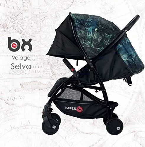 Passeggino Baciuzzi Bx Voiage Selva Linea Gold Nuovi Colori,Passeggino Super Leggero, Chiusura Lampo, Traspirante Full Optional
