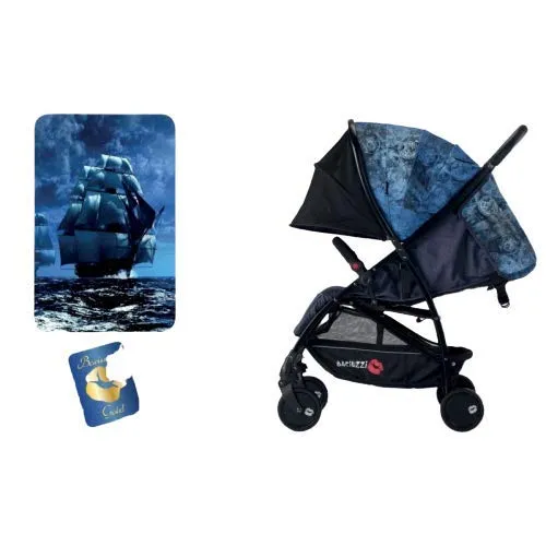 Passeggino Baciuzzi Bx Voiage Orablu Linea Gold Nuovi Colori,Passeggino Super Leggero, Chiusura Lampo, Traspirante Full Optional