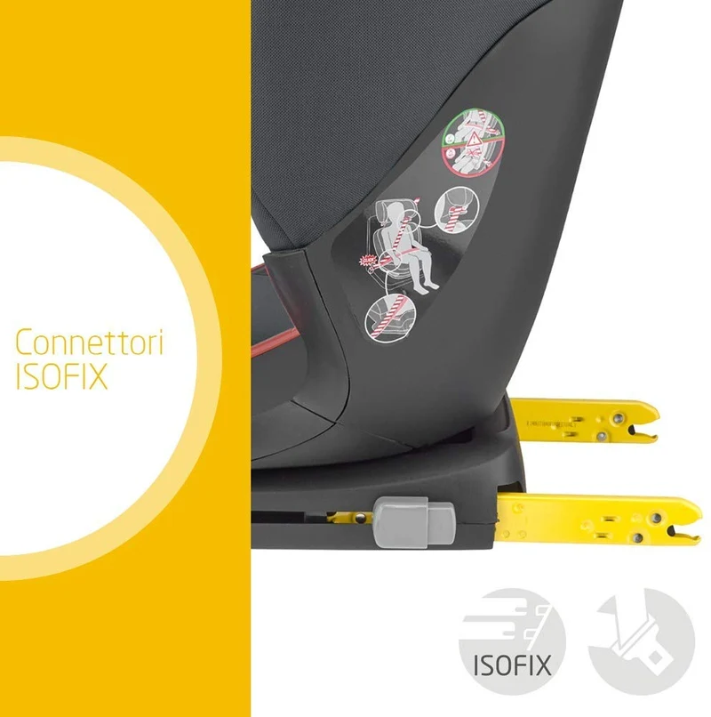 Seggiolino Auto Bebe Confort Rodifix Airprotect Authentic Graphite