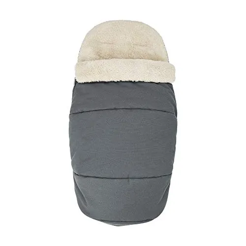 BÉBÉ Confort Sacco Imbottito, Rivestito In Pile, Sacco Termico Per Passeggino E Riduttore Seduta, Essential Graphite