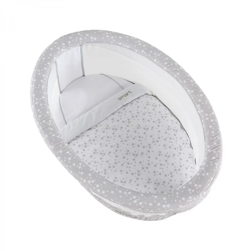 Lettino Micuna Smart Luce Bianco + Rivestimento Smart Fresh Stelle