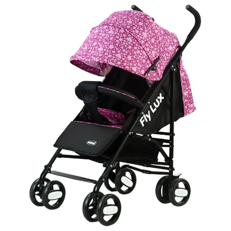 Nunu Passeggino Leggero Fly Lux Cuori Rosa