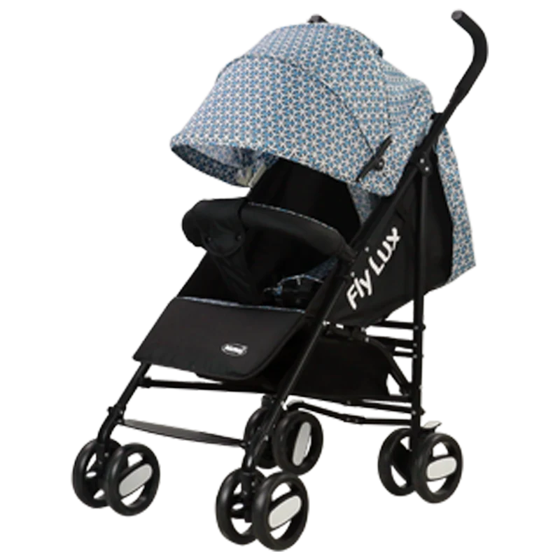 Nunu Passeggino Leggero Fly Lux Geometric Blu