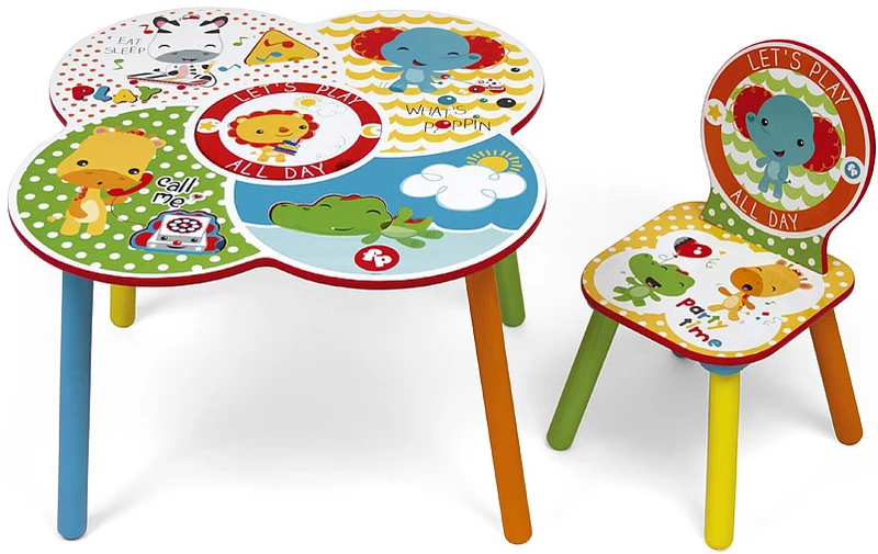 Tavolo E Sedia Gioco Puzzle Fisher Price