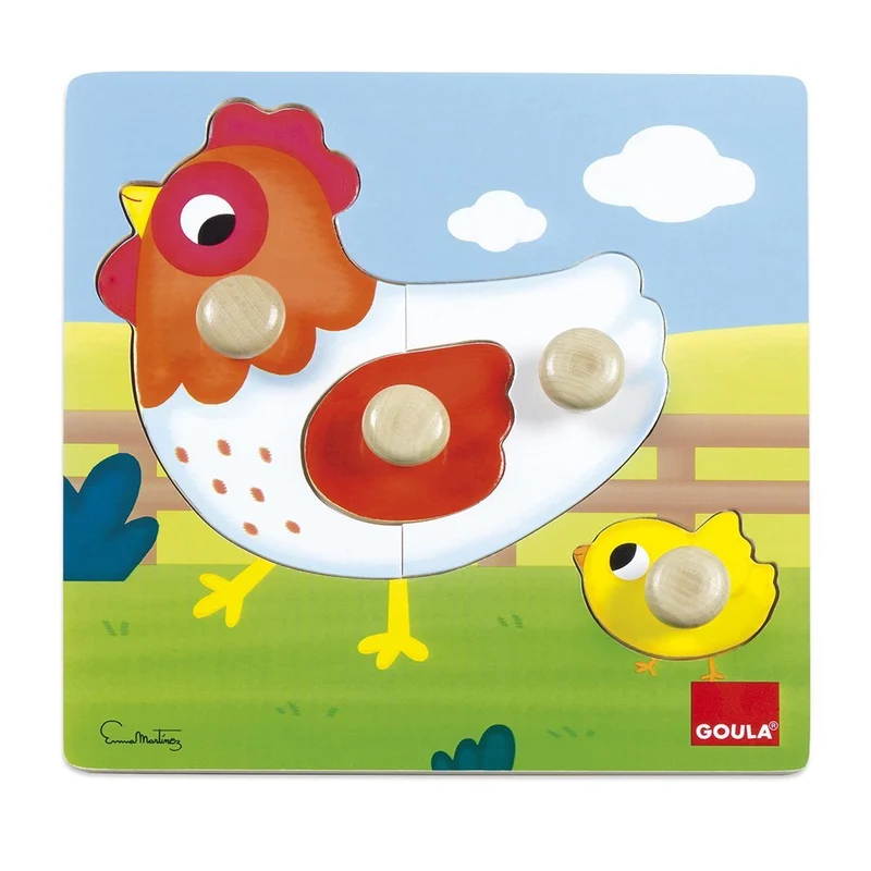Puzzle Goula Gallina E Pulcino