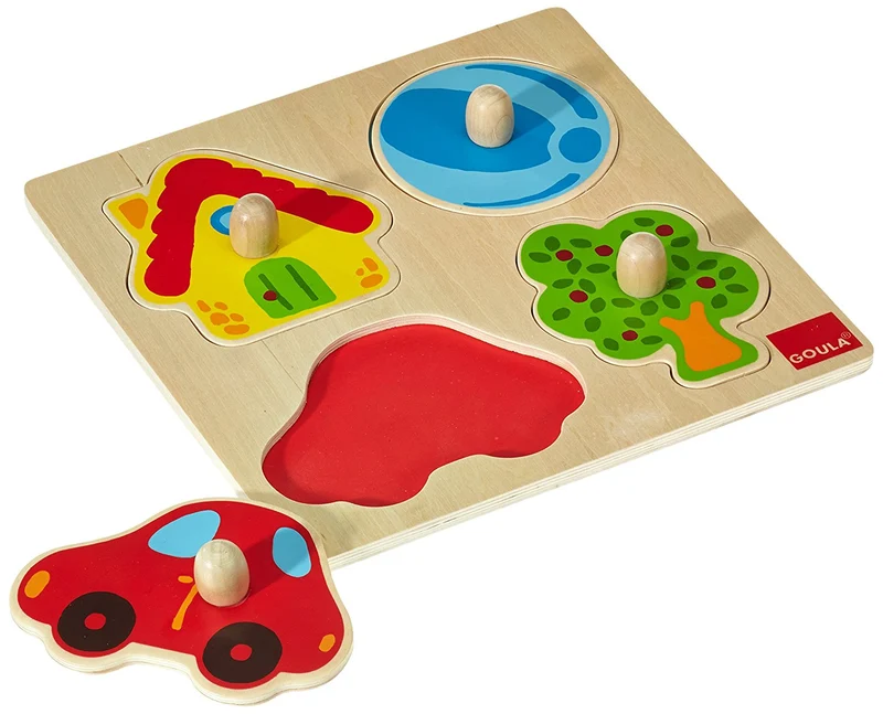 Puzzle In Legno Goula 4 Pz